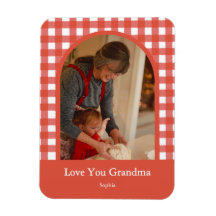 Foto de Gingham Abuela Te Amo Rústica