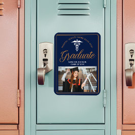 Imán Foto de graduación de la Facultad de Medicina en a