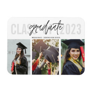 Imán Foto de graduación de secundaria de 2020