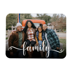 Imán Foto de guión de familia 