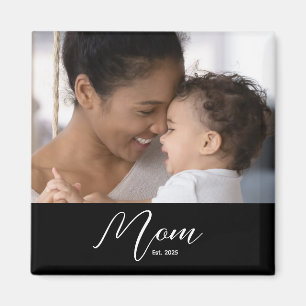 Imán Foto de guión moderno establecido de mamá personal