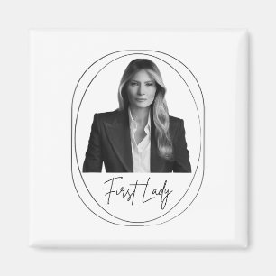 Imán Foto de inauguración de la Primera Dama de Melania