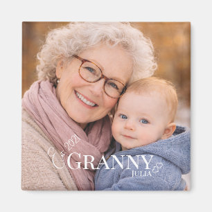 Imán Foto de la abuela o Grammy Año de Establecimiento