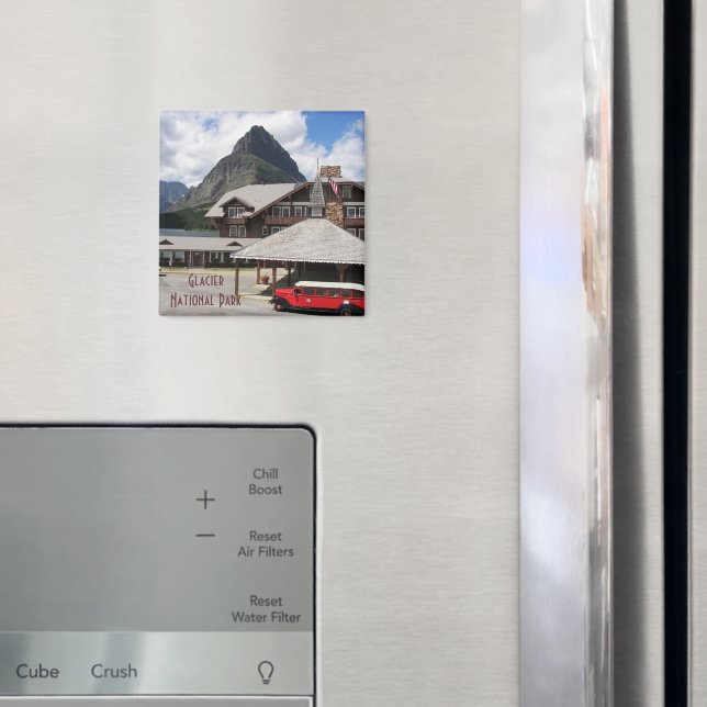 Imán Foto de la casa de campo del Parque Nacional (In situ (nevera))