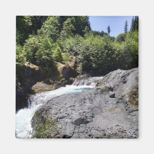 Imán Foto de la cascada del barranco de la lava