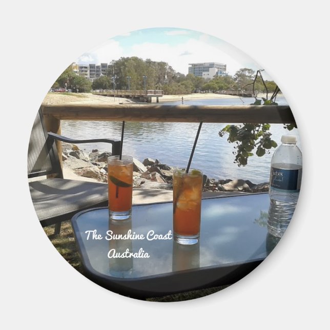 Imán Foto de la Costa del Sol en Australia (Frente)