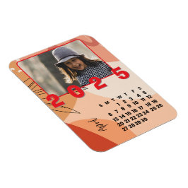 Imán Foto de la familia Calendario del Mes de Abril del