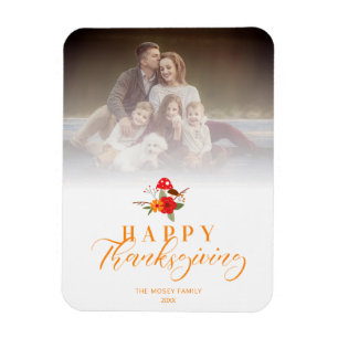 Imán Foto de la familia de Acción de Gracias de Transpa