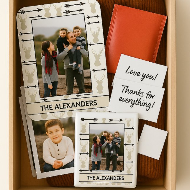 Imán Foto de la familia Deer Head (Subido por el creador)