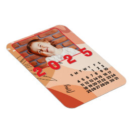 Imán Foto de la familia del calendario del Año Nuevo 20