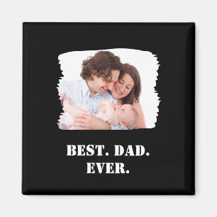 Imán Foto de la familia del personalizado Mejor Día del