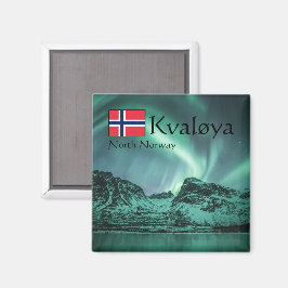 Imán Foto de la naturaleza de las luces del norte