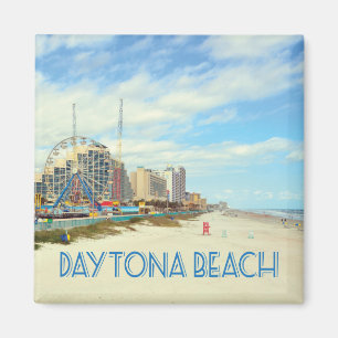 Imán Foto de la playa de Daytona Beach Florida