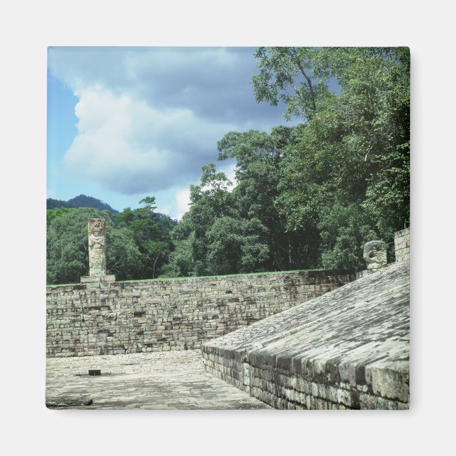 Imán Foto de las ruinas maya antiguas de la ciudad de C (Frente)