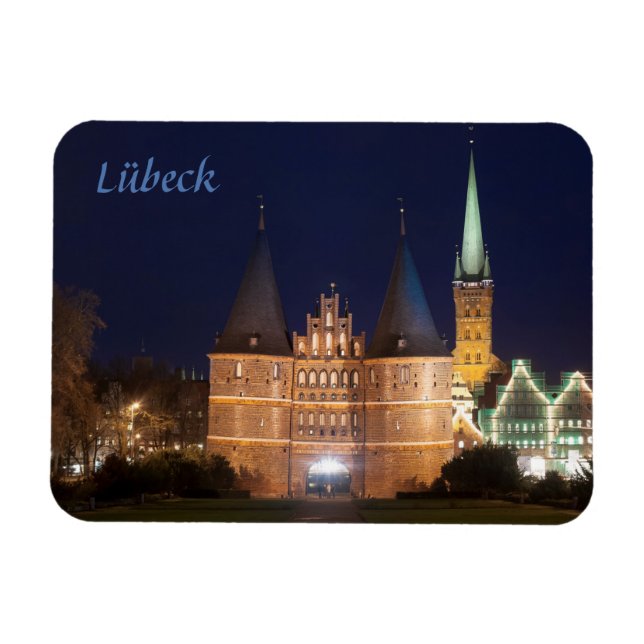 Imán Foto de Lübeck (Horizontal)