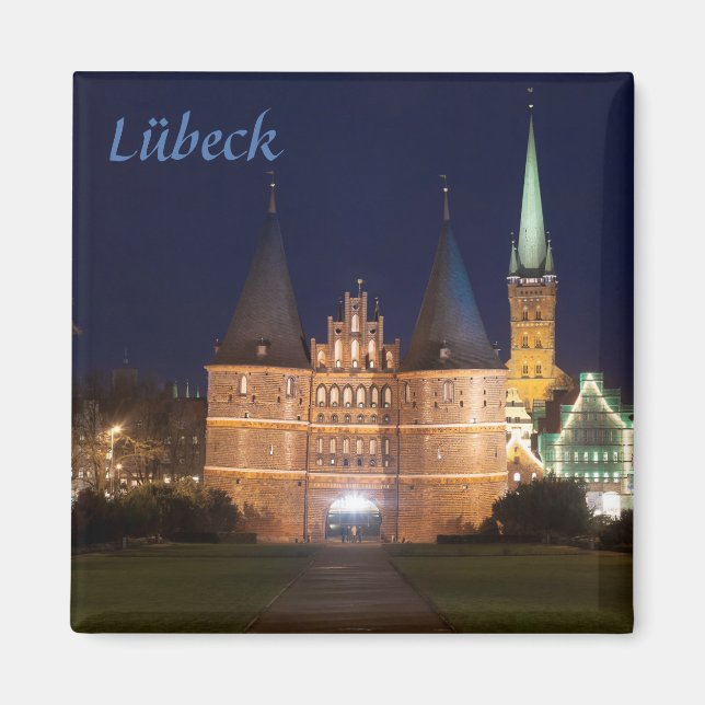 Imán Foto de Lübeck (Frente)