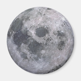Imán Foto de luna gris