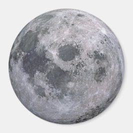 Imán Foto de luna gris
