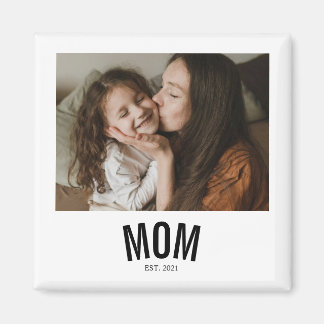 Imán Foto de Minimal Mom Established