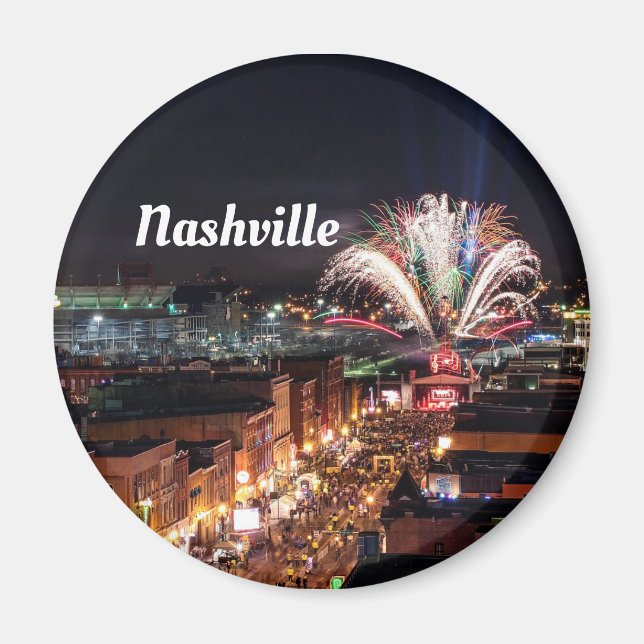 Imán Foto de Nashville Tennessee (Frente)
