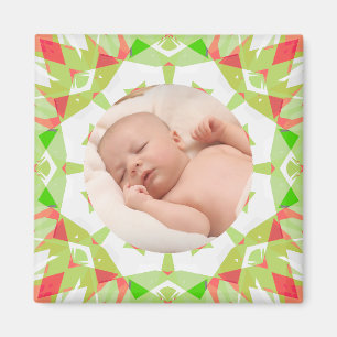 Imán Foto de Navidades de Personalizados verdes de Boni