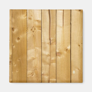 Imán Foto de panel de madera clara con nudos naturales