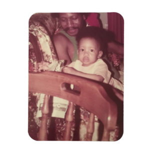 Imán Foto de papá y yo