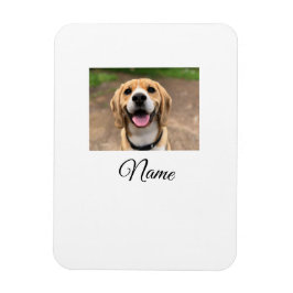 Imán Foto de perro gato añadir nombre mascota personali