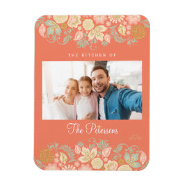 Imán Foto de personalizado familiar y texto moderno