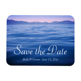 Imán Foto de Pink and Blue Lake Tahoe Save the Date