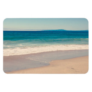 Imán Foto de playa océano azul escénico