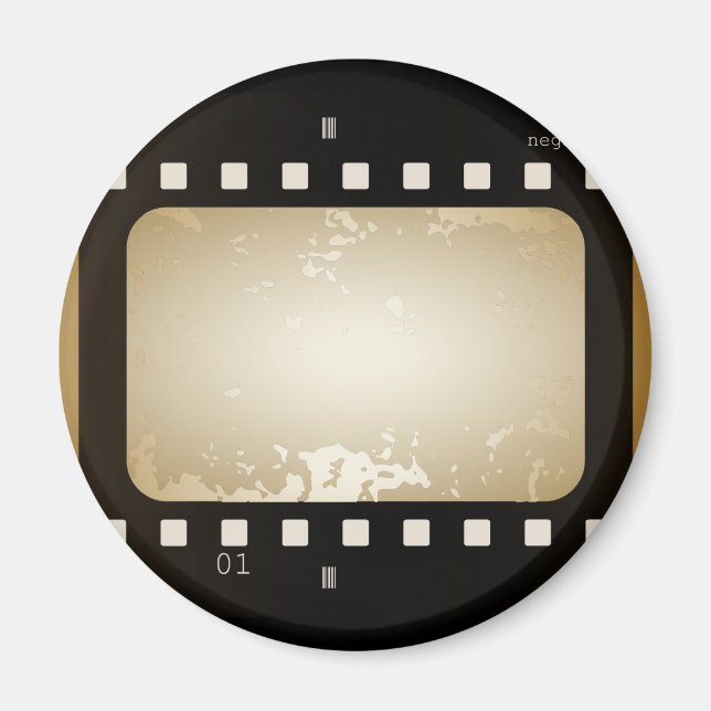 Imán Foto de rol de película de la tira cinematográfica (Frente)