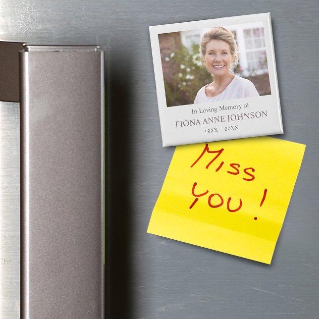 Imán Foto de simpatía en memoria amorosa (In Loving Memory Sympathy Photo Magnet)