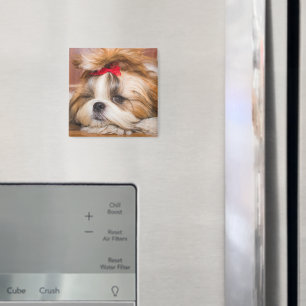 Imán Foto de su personalizado de cachorros de perro mas