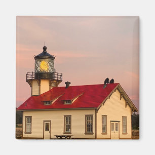 Imán Foto de Sunset del faro de Mendocino