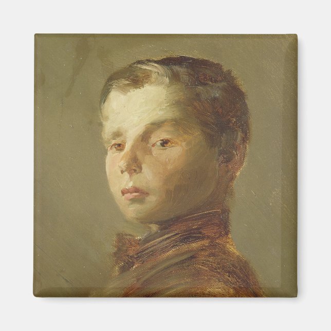 Imán Foto de un niño, 1875 (Frente)