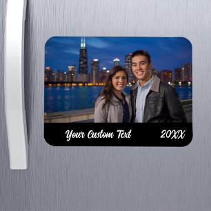 Imán Foto de vacaciones familiares personalizadas para