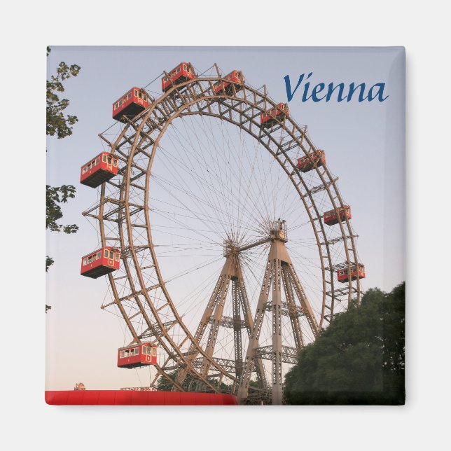 Imán Foto de Viena Riesenrad (Frente)