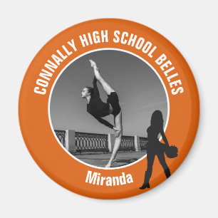 Imán Foto del equipo de perforación naranja Bailarina d