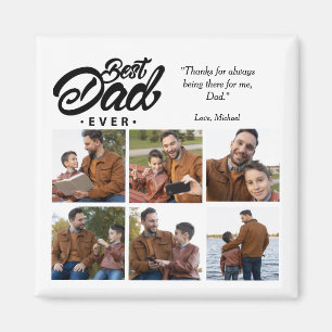Imán Foto del mejor Personalizado de papá