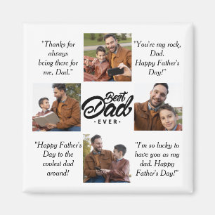 Imán Foto del mejor Personalizado de papá