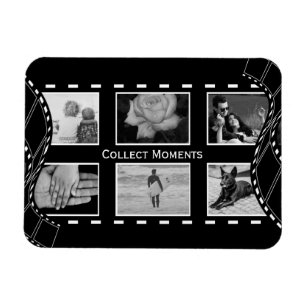 Imán Foto del Personalizado de la película Black and Wh