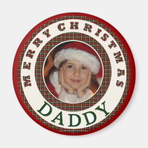 Imán Foto del personalizado del papá de las Felices