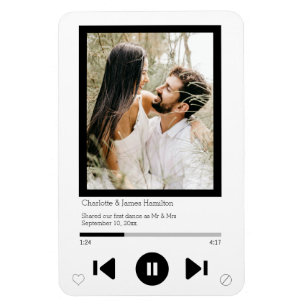 Imán Foto del primer baile del reproductor de música