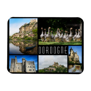 Imán Foto del viaje del collage de los paisajes de