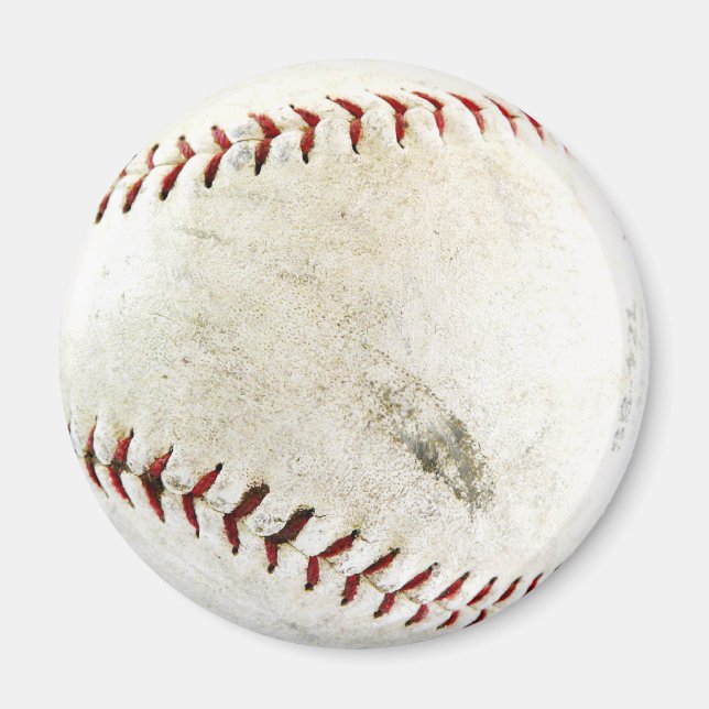 Imán Foto divertida de béisbol (Frente)