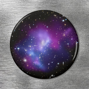 Imán Foto espacial celestial morada en blanco