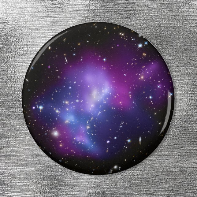 Imán Foto espacial celestial morada en blanco (Subido por el creador)