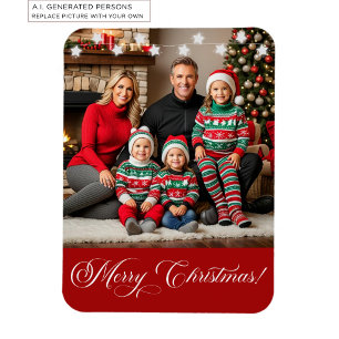 Imán Foto especial de Navidad para la familia Silver St