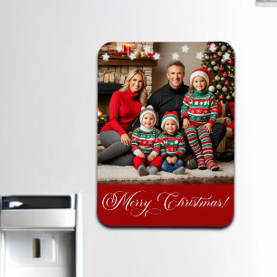 Imán Foto familiar de Navidades especiales de Silver St